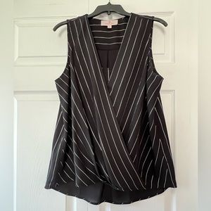 NWOT Sleeveless Twist Front Blouse, Laurie Felt (QVC)
